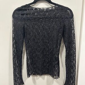Black Lace Top